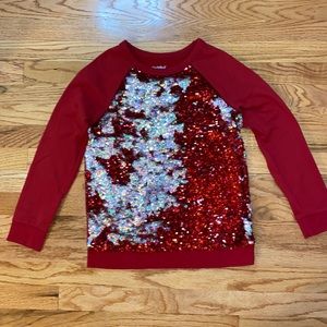 Girls sequin sweater